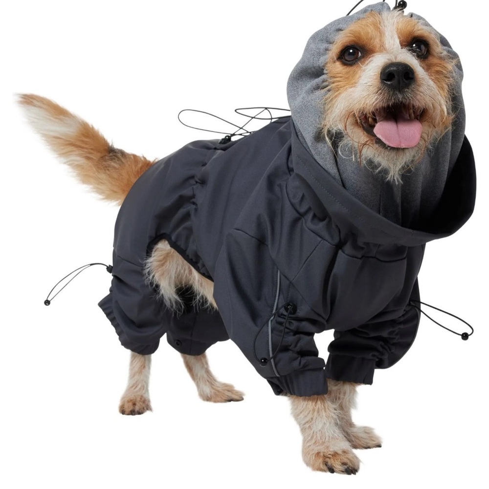 Frisco All Weather Bonded Dog Suit with Knit Snood